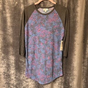 LuLaRoe "Randy" Raglan Knit Tee